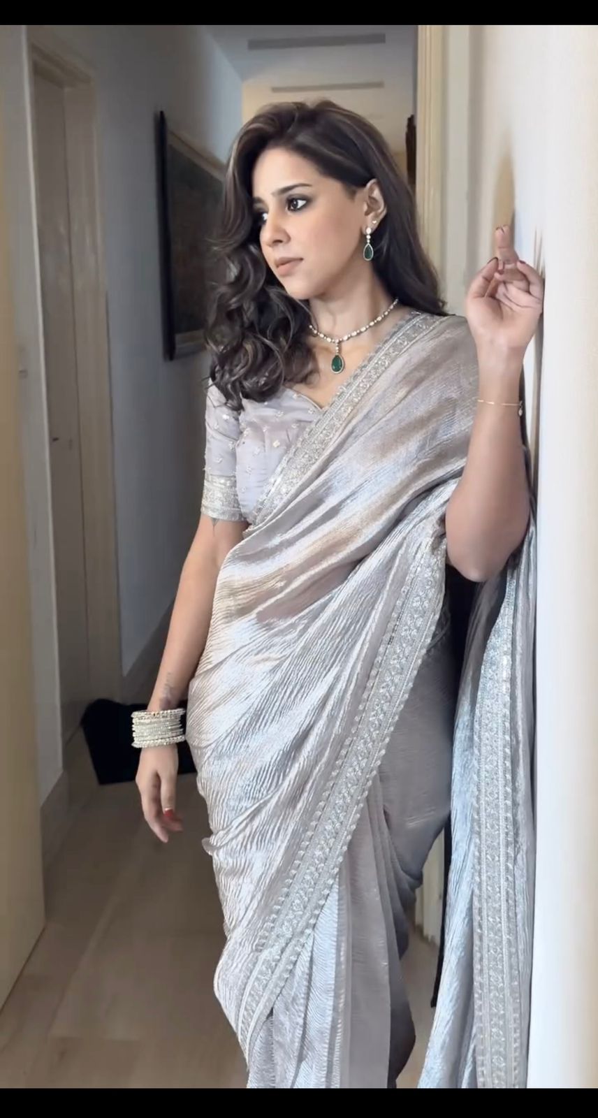 Sari en soie Zari Banarasi