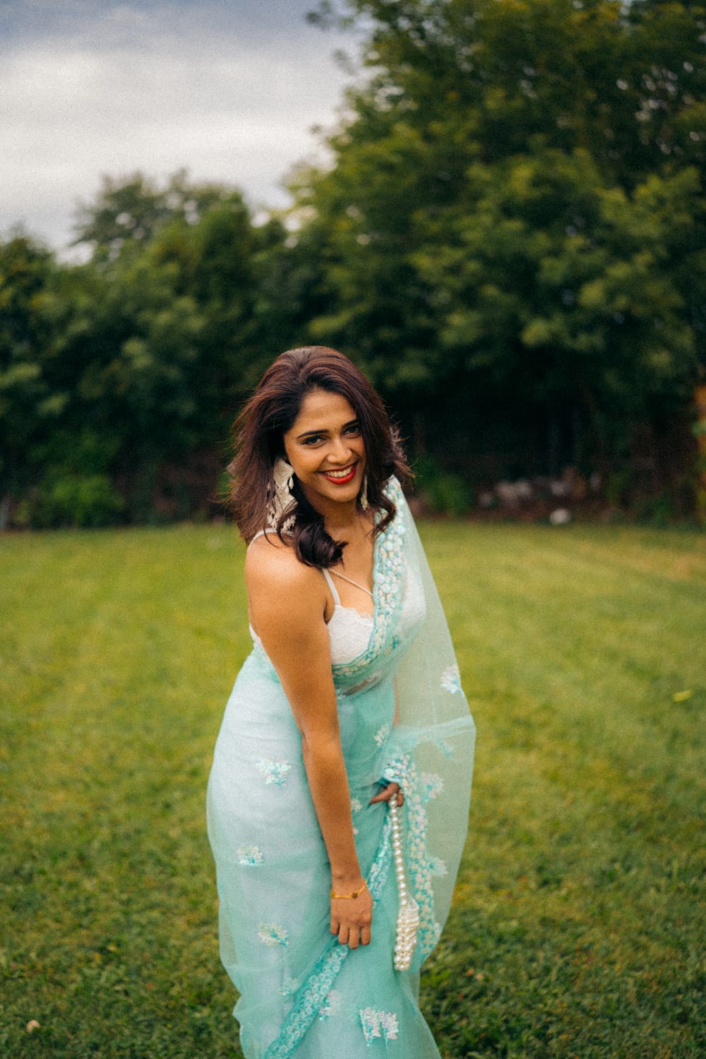 Sari léger d'été