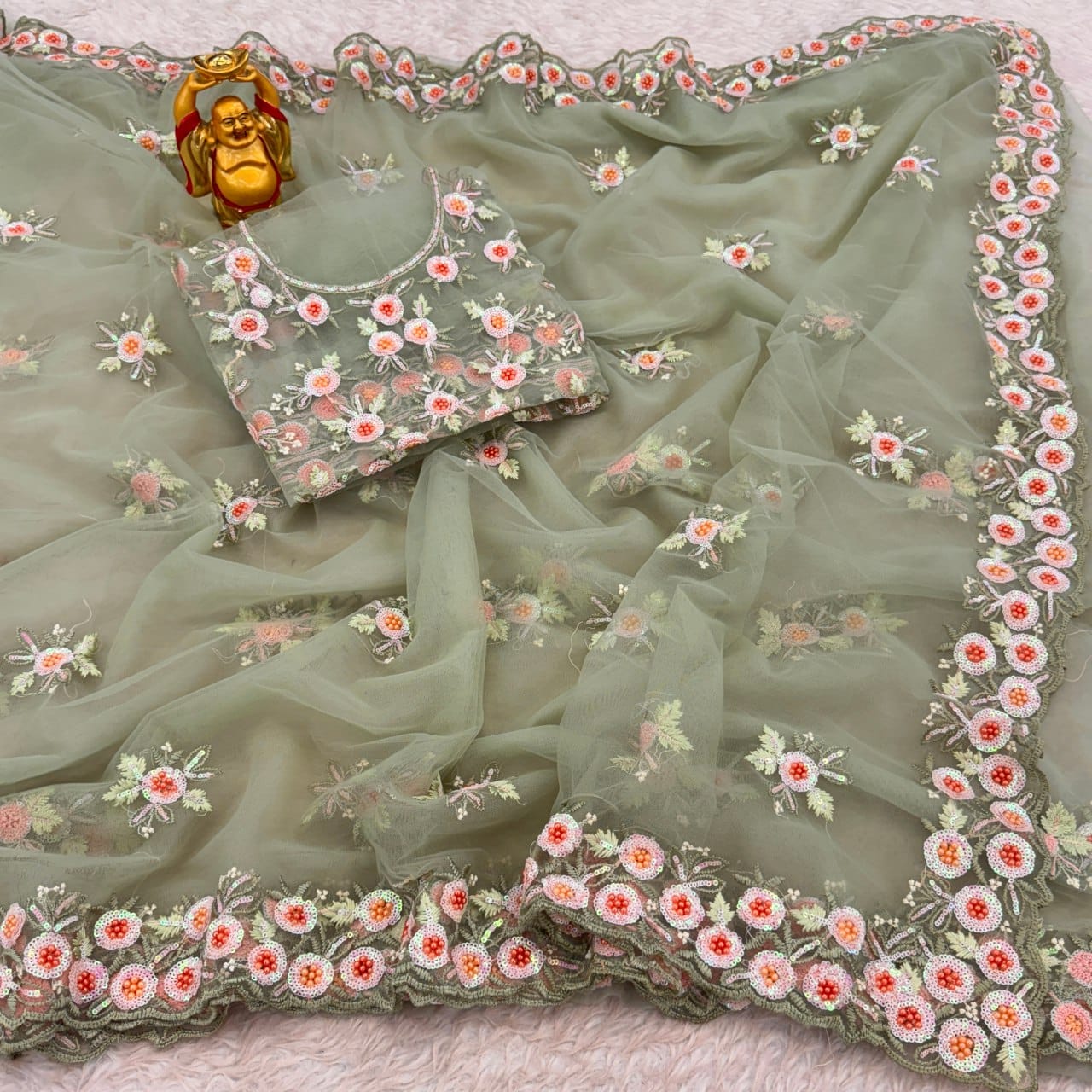 Sari fleuri