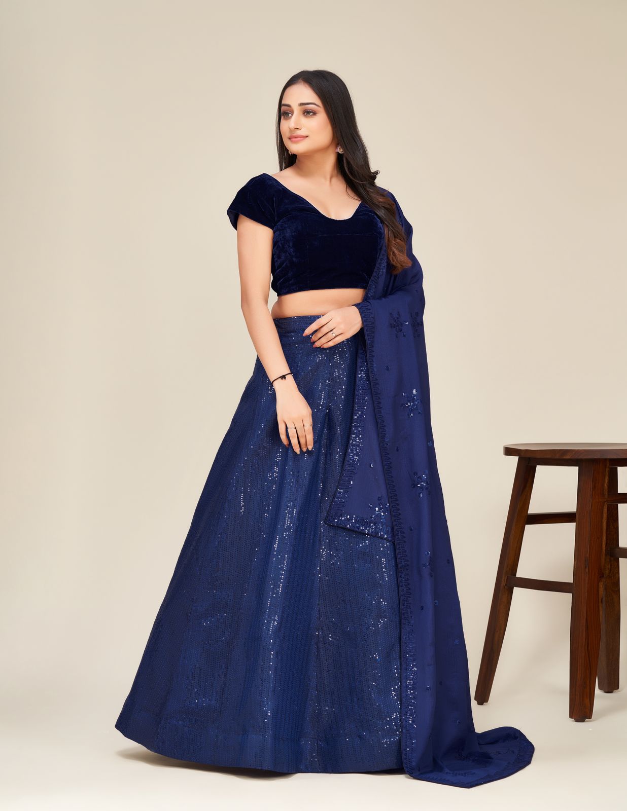 Silk lehenga