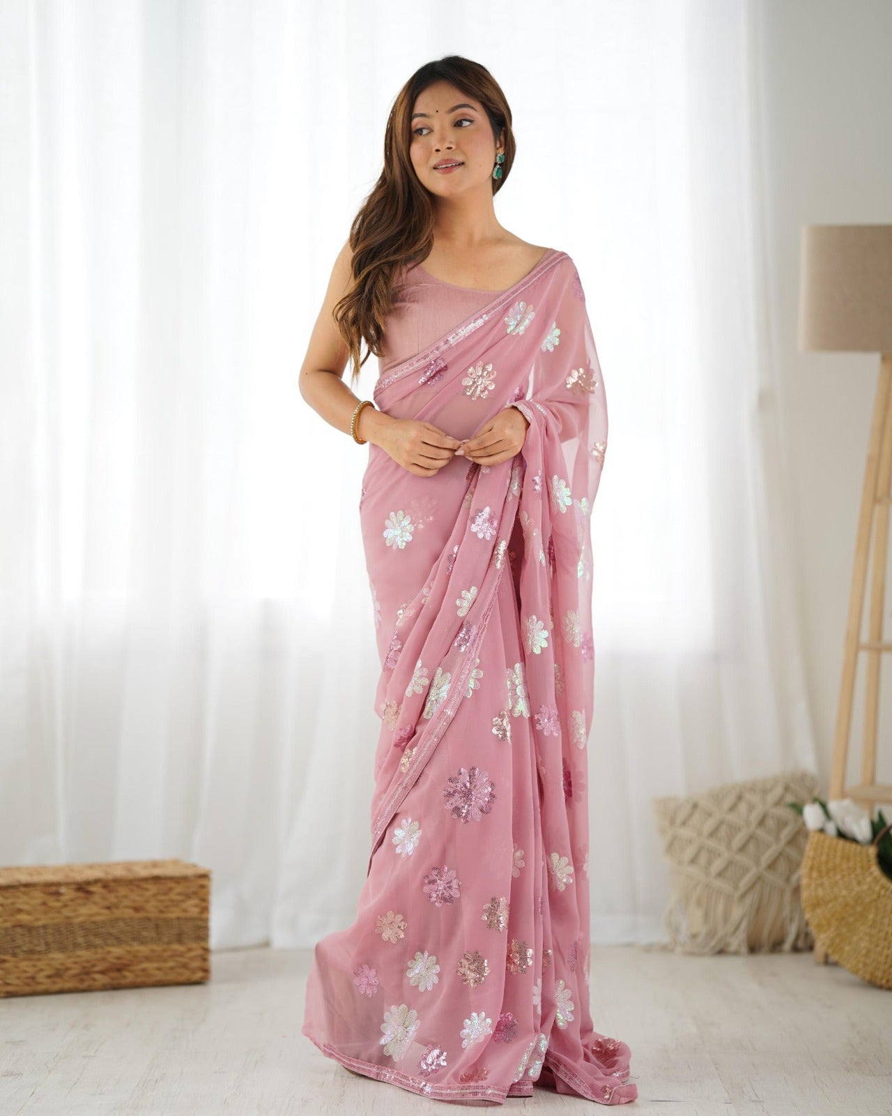 Sari fleurs