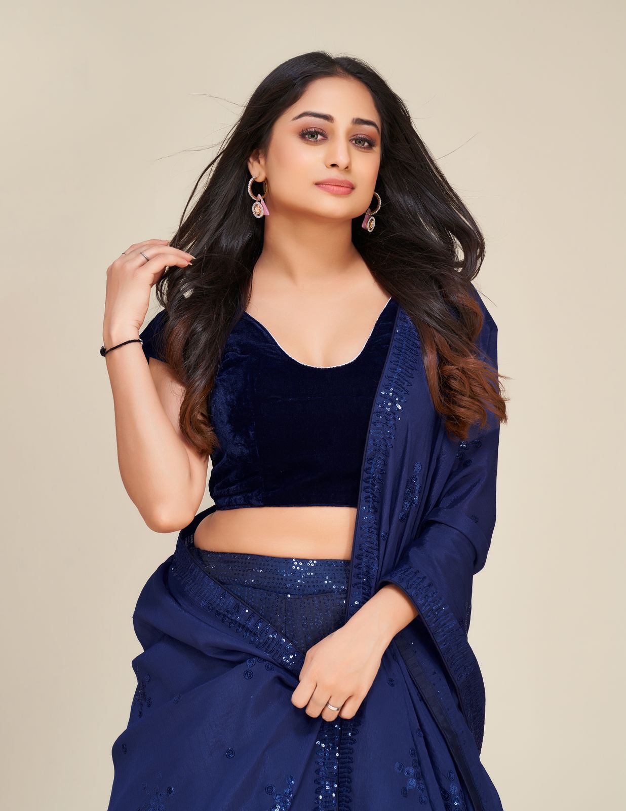 Silk lehenga
