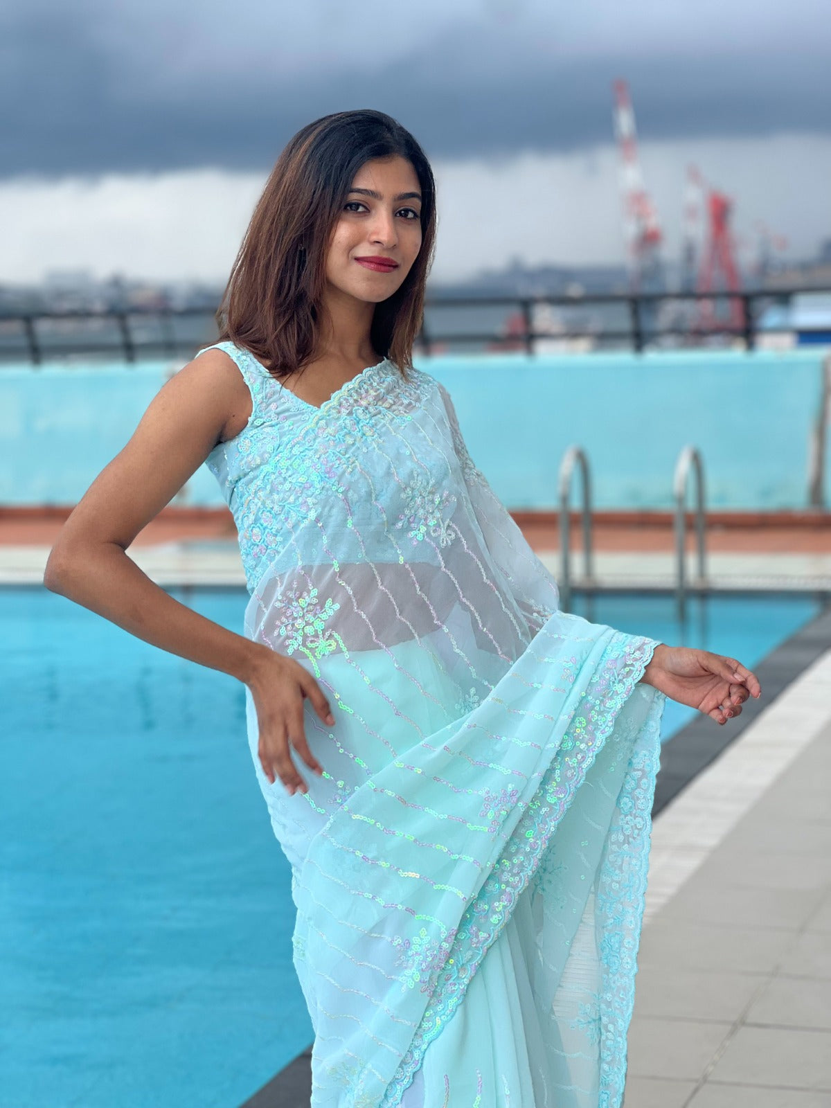 Sari classique et élégant