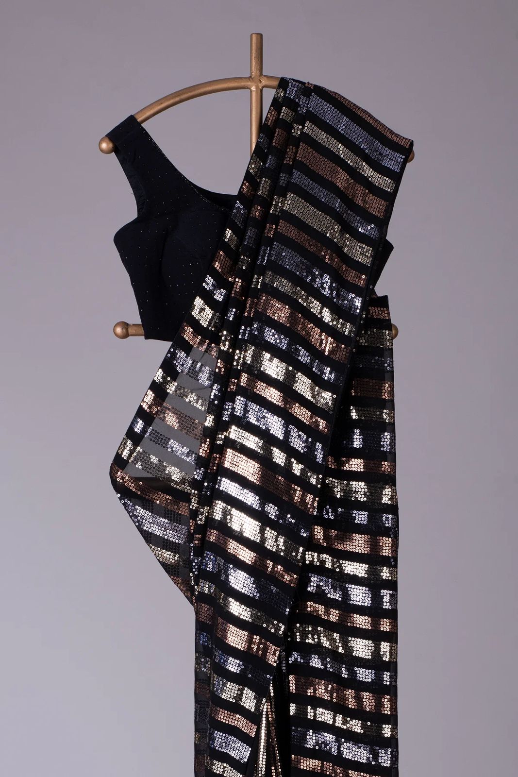 Premium sequin sari