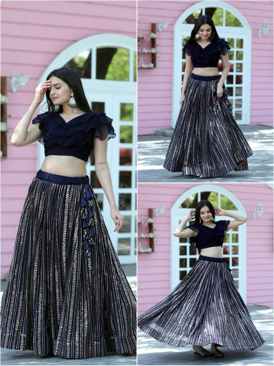 Faux Blooming Lehenga