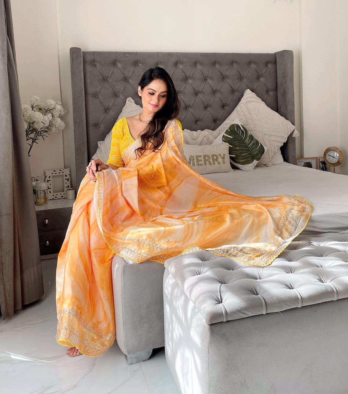 Sari coloré