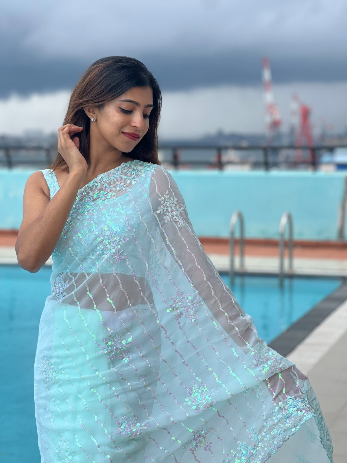 Sari classique et élégant