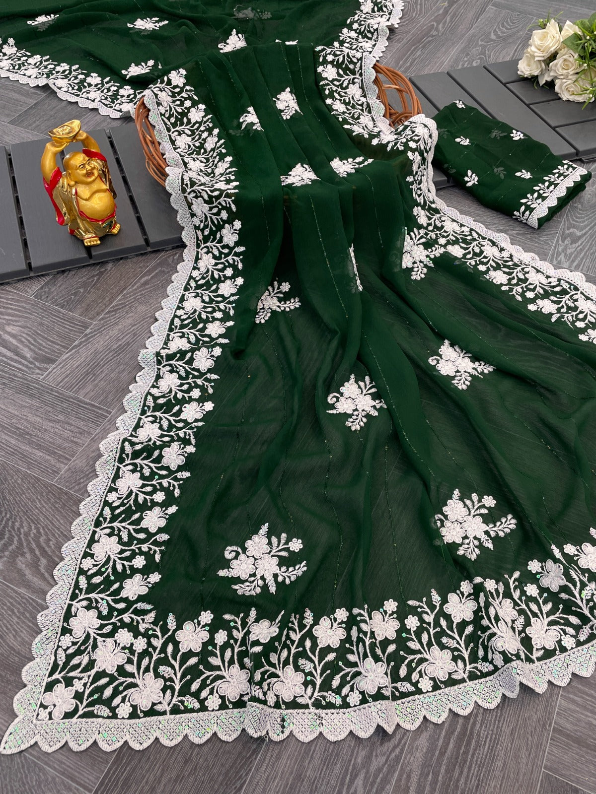 Sari à sequins