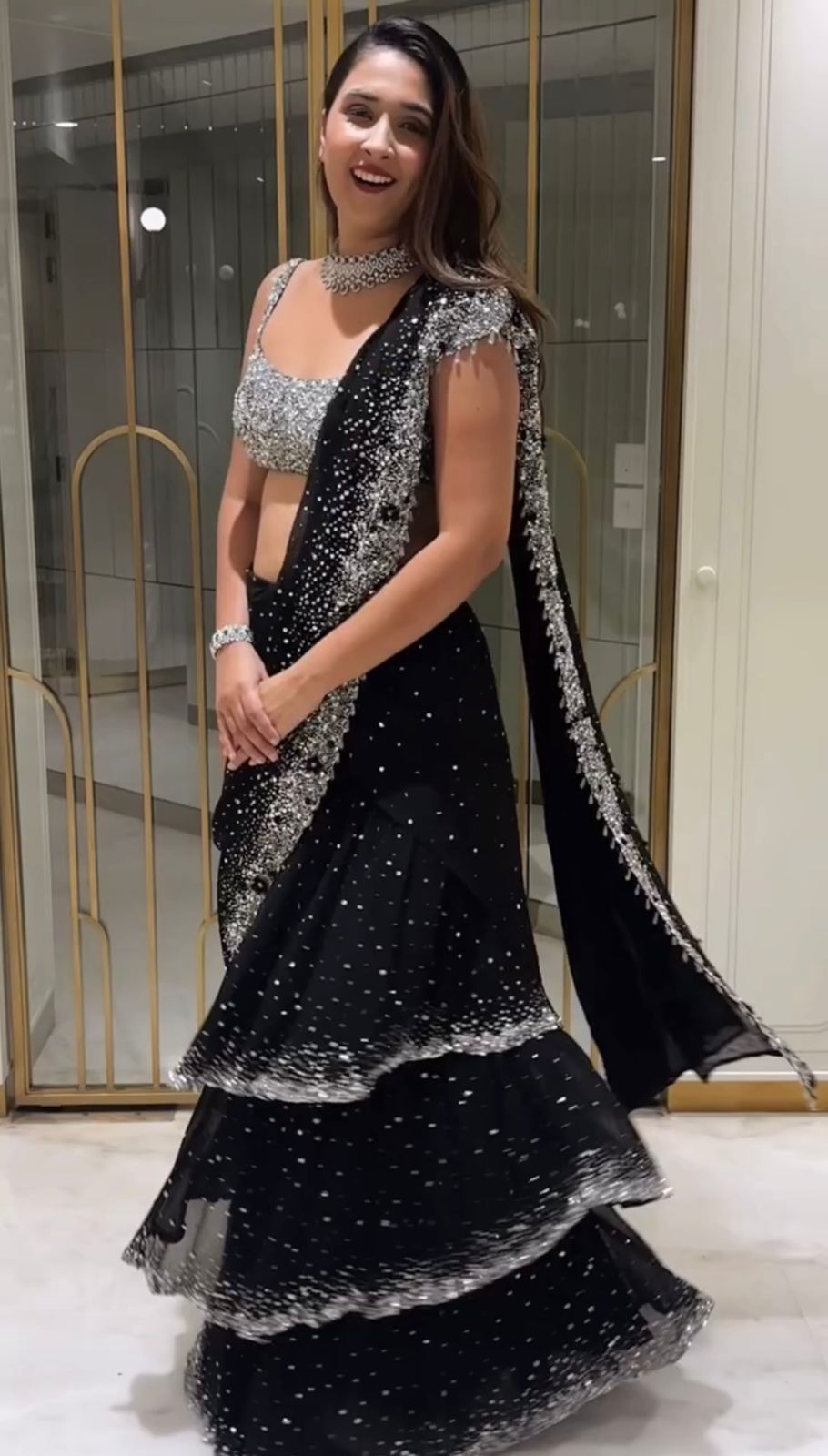 Ready to wear sari lehenga