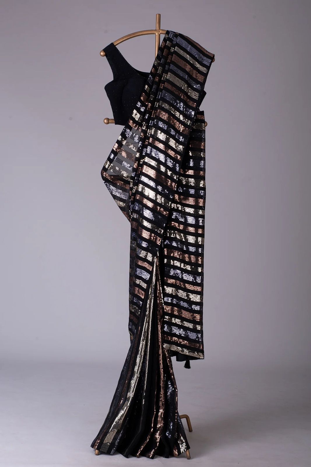 Premium sequin sari