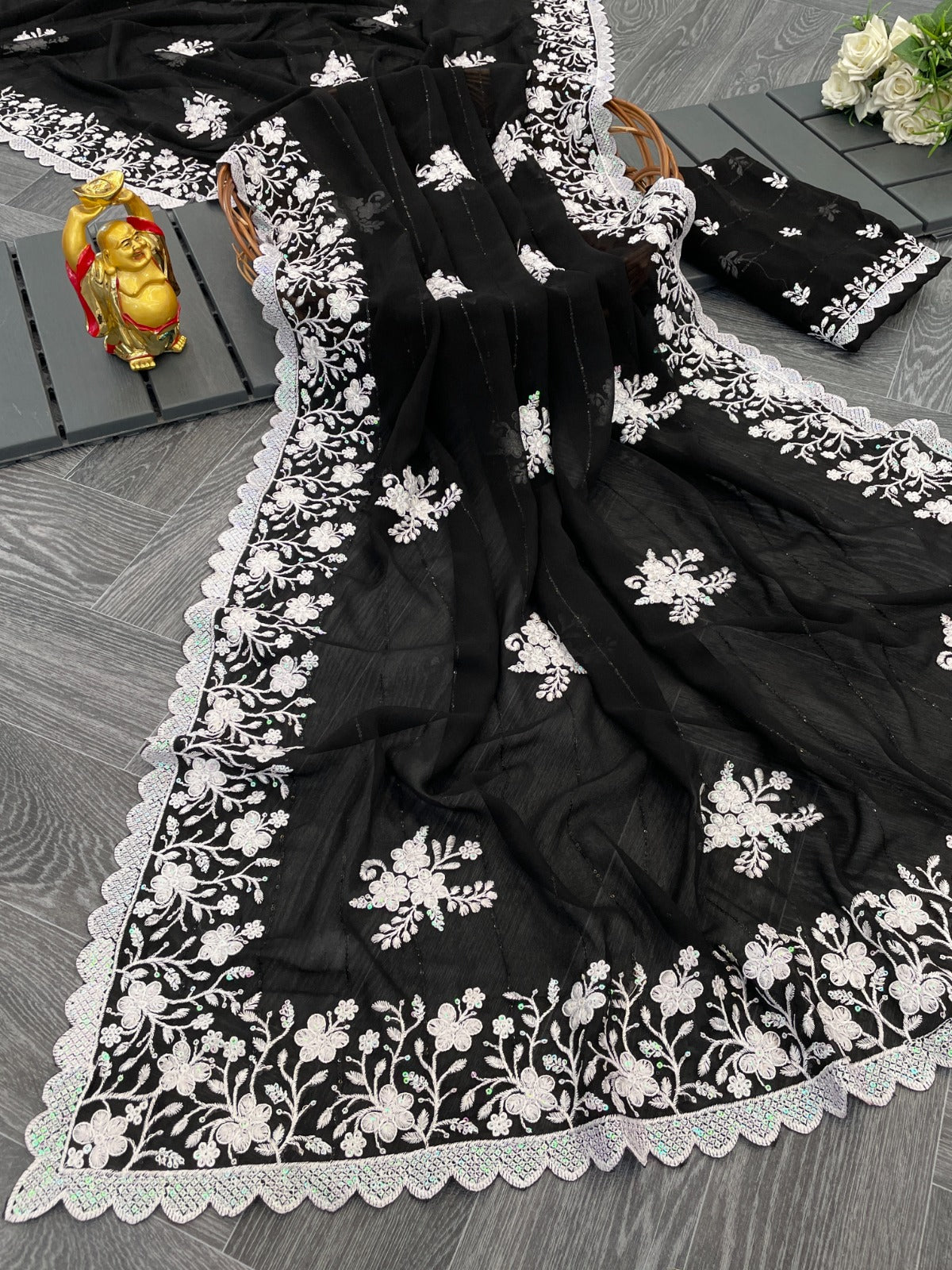Sari à sequins