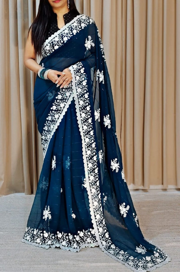 Sari à sequins