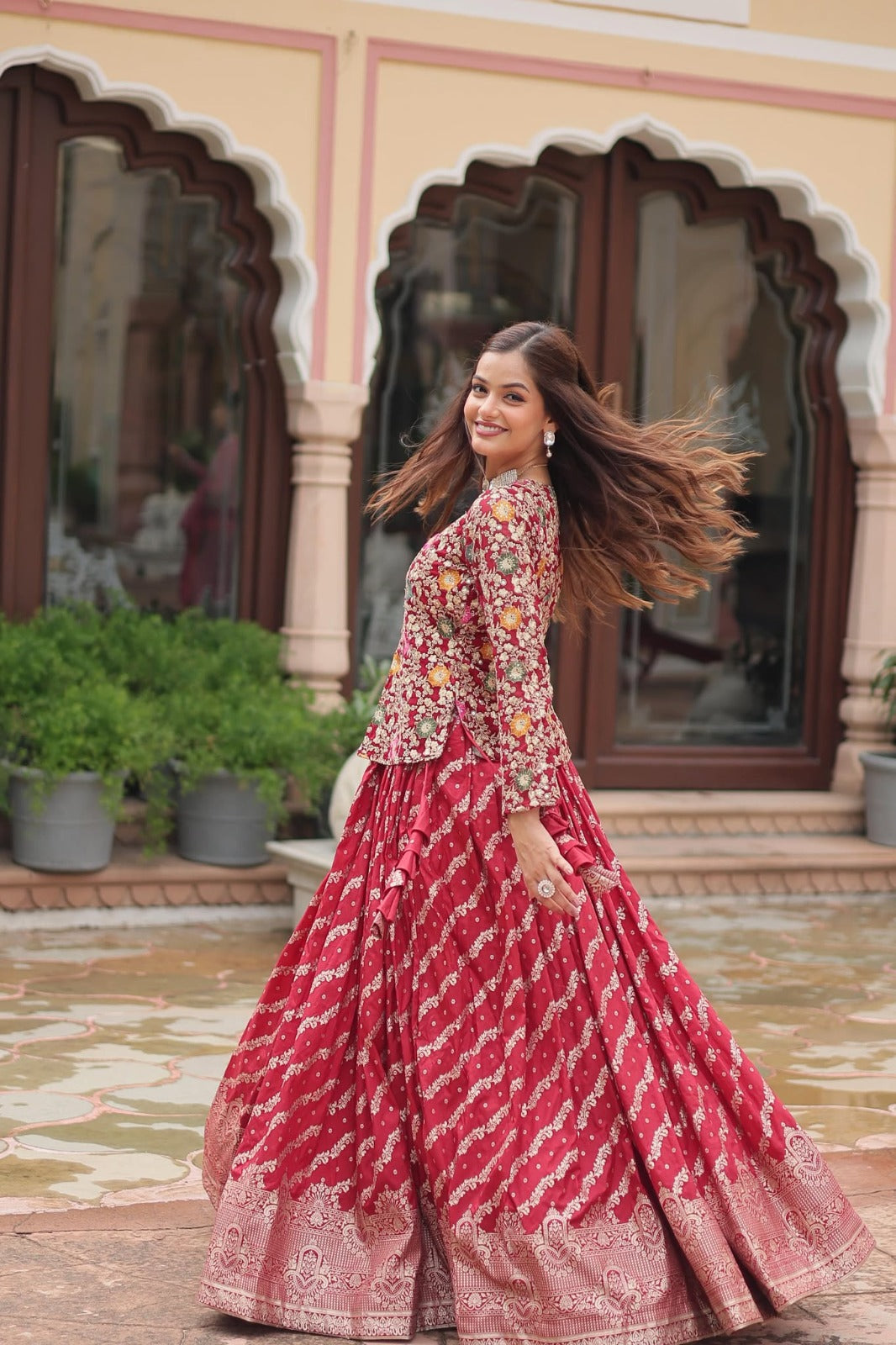 Lehenga en viscose Dayble