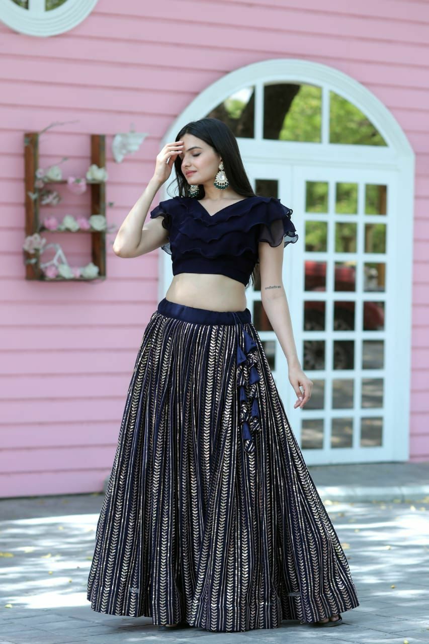 Faux Blooming Lehenga