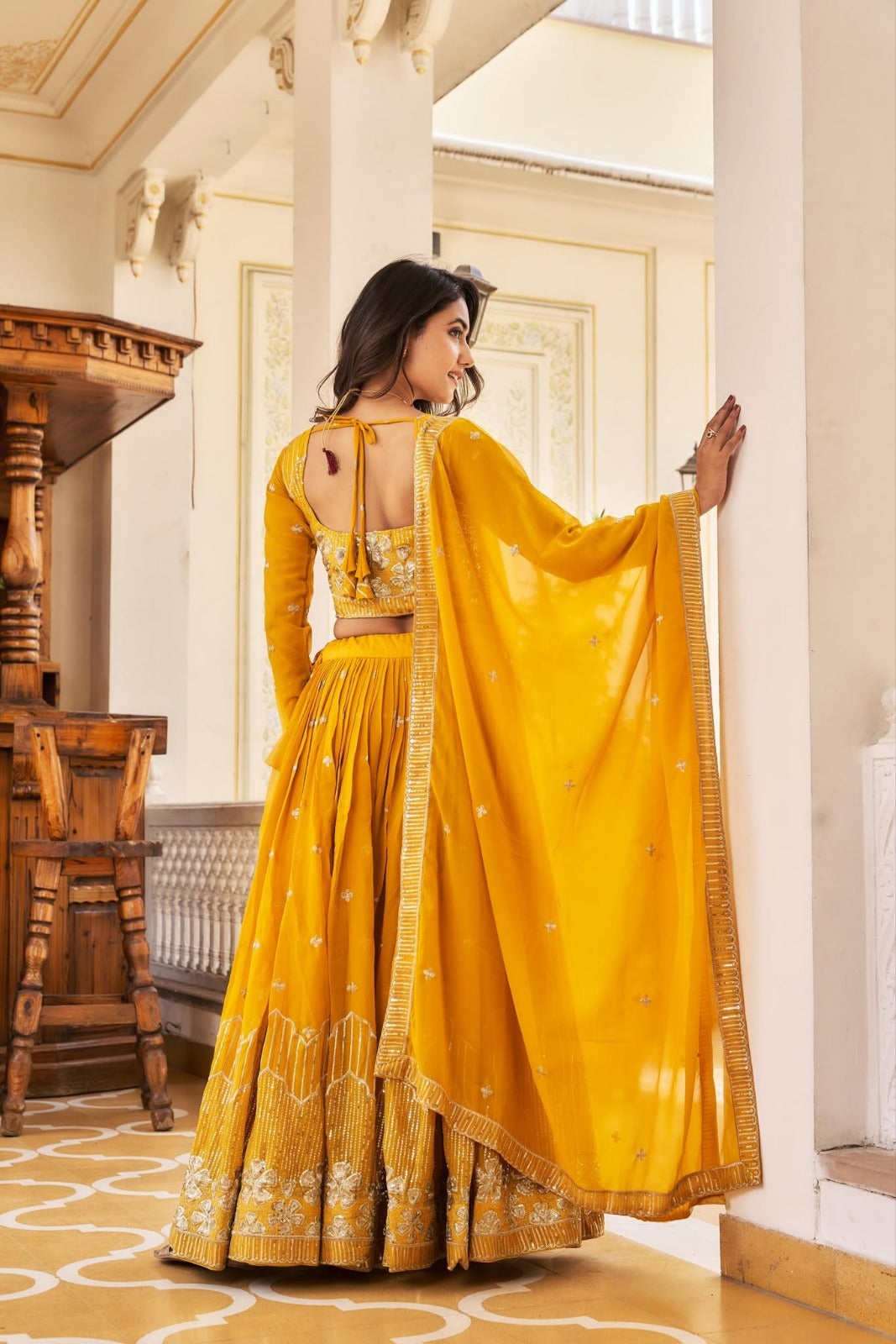 Nouveau Lehenga pour le festival