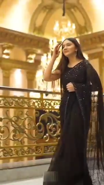 Sari Bollywood pailleté