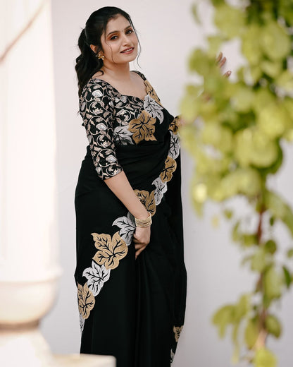 புடவை இலை வடிவம்