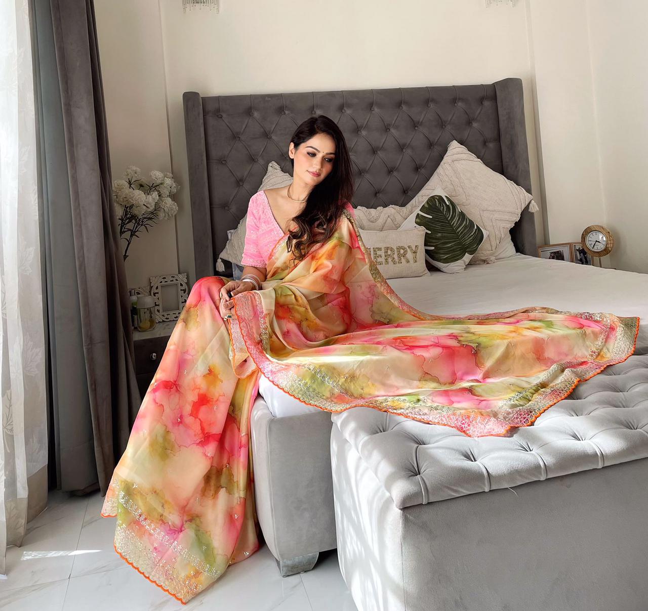 Sari coloré
