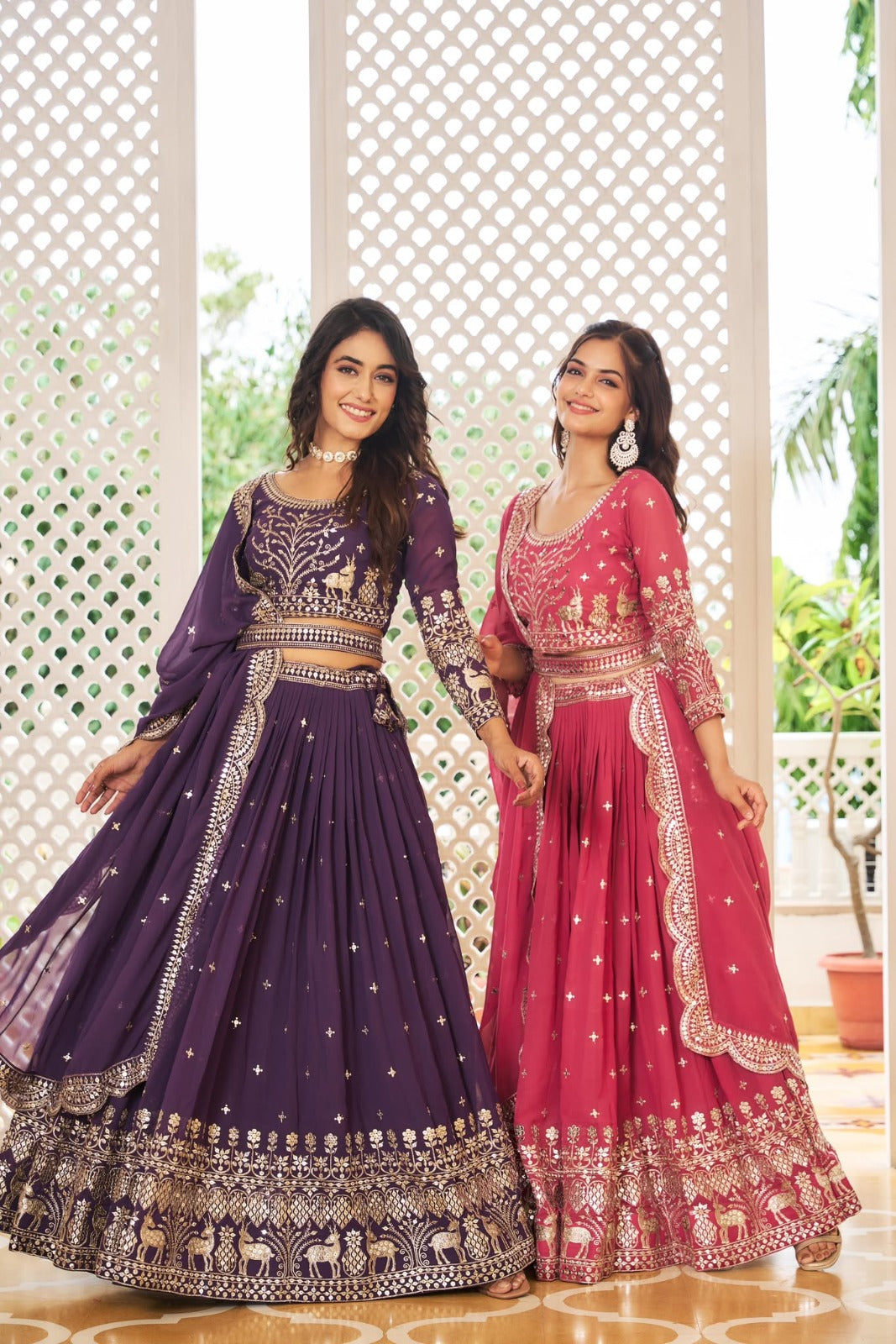 Lehenga modèle authentique