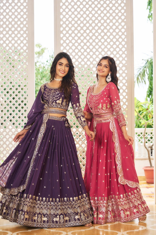Lehenga modèle authentique