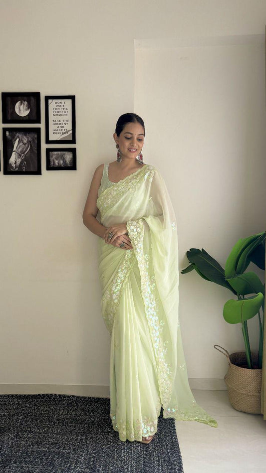 Sari classique et élégant