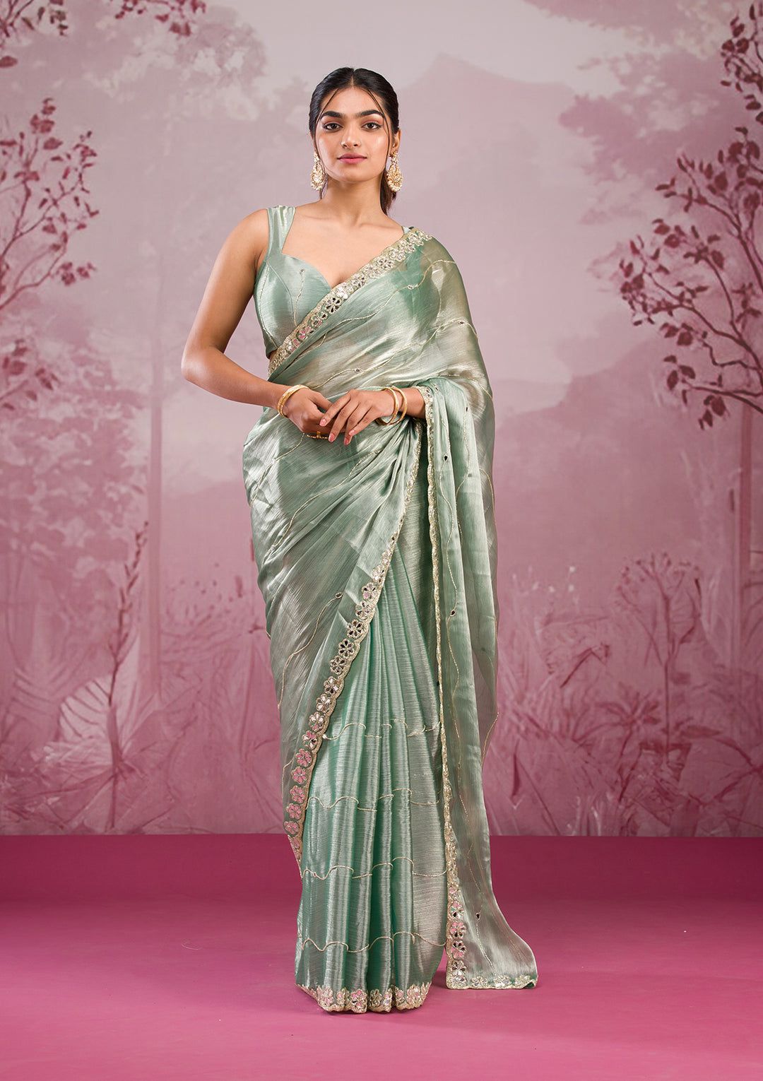 Jimmy Chu premium silk saree