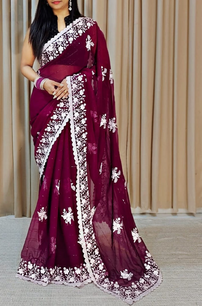 Sari à sequins