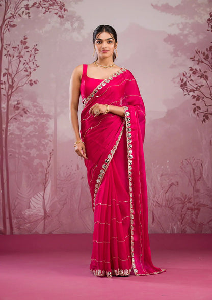 Jimmy Chu premium silk saree