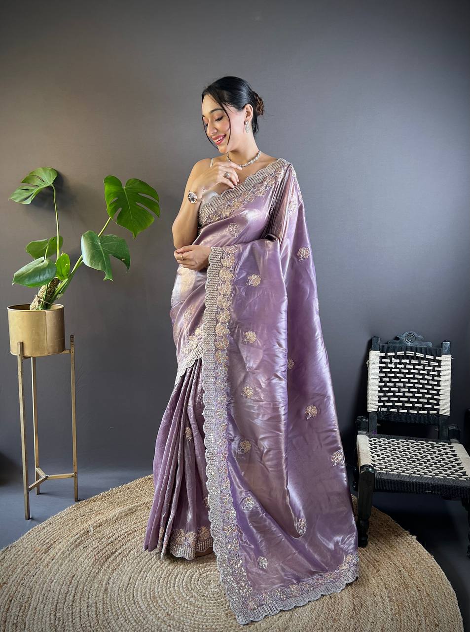 Sari en Gold Crunchy