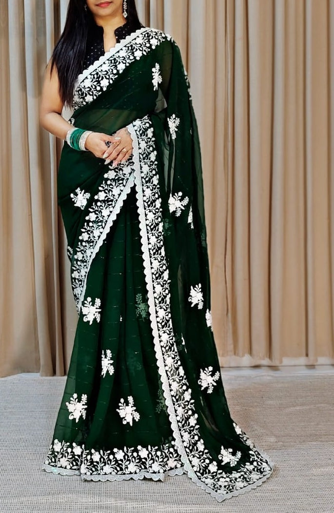 Sari à sequins