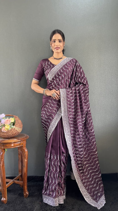 உயர் ரக பட்டு டிசைனர் புடவை