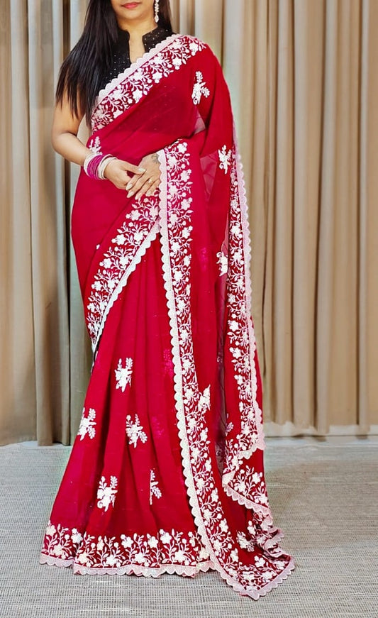 Sari à sequins