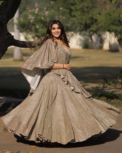 Chinese silk lehenga