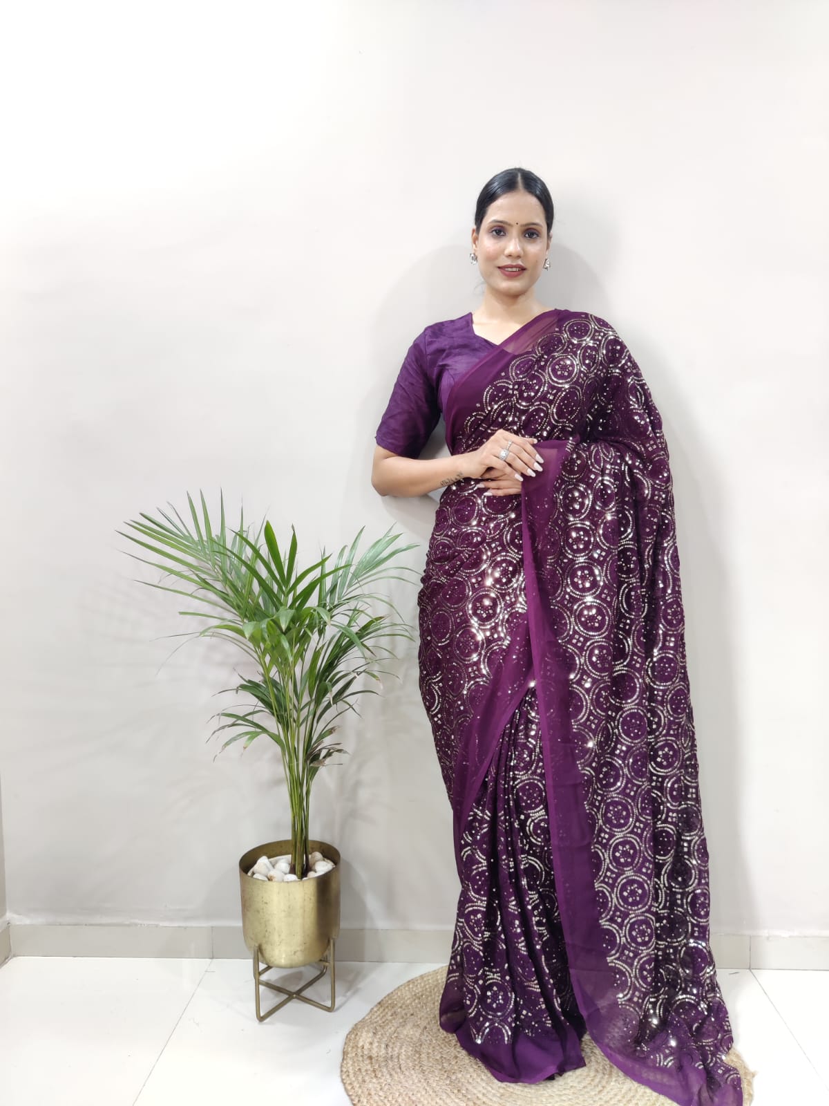 High-end Georgette Sari