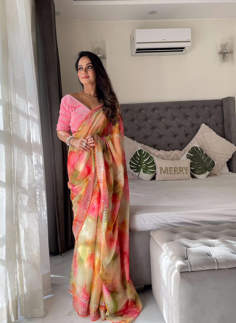Sari coloré