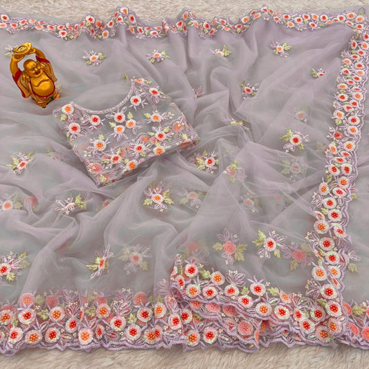 Sari fleuri