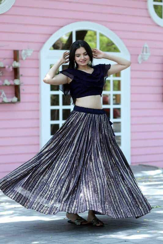 Faux Blooming Lehenga