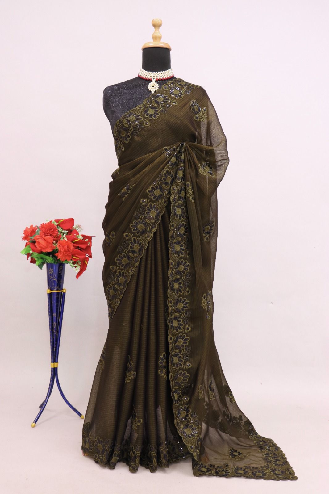 Sari en mousseline Noora