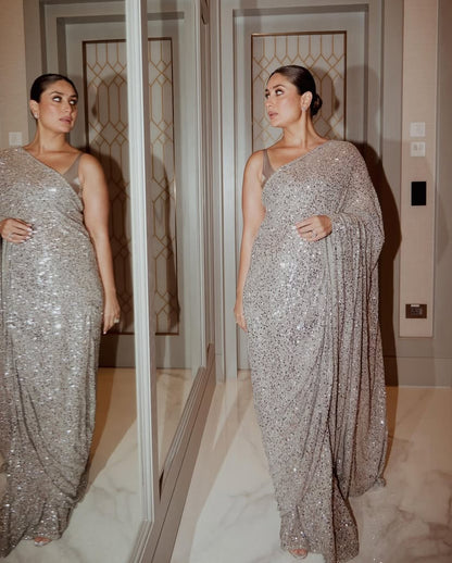 Sari Bollywood BLOCKBUSTER Paillettes KAREENA KAPOOR KHAN