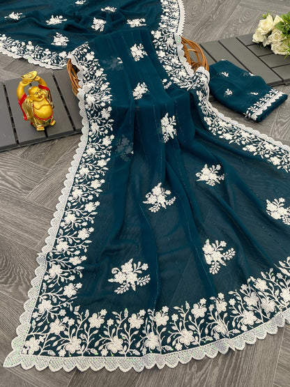 Sari à sequins