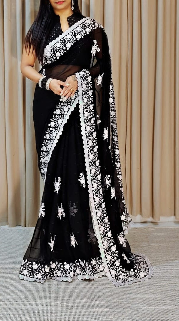 Sari à sequins