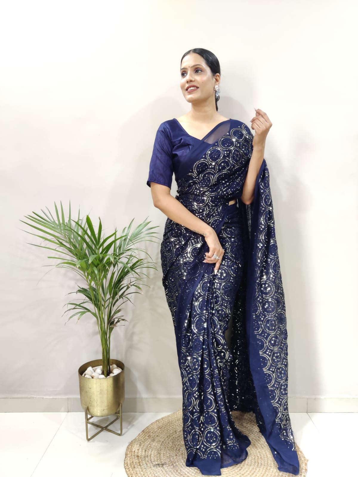High-end Georgette Sari