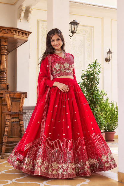 Nouveau Lehenga pour le festival
