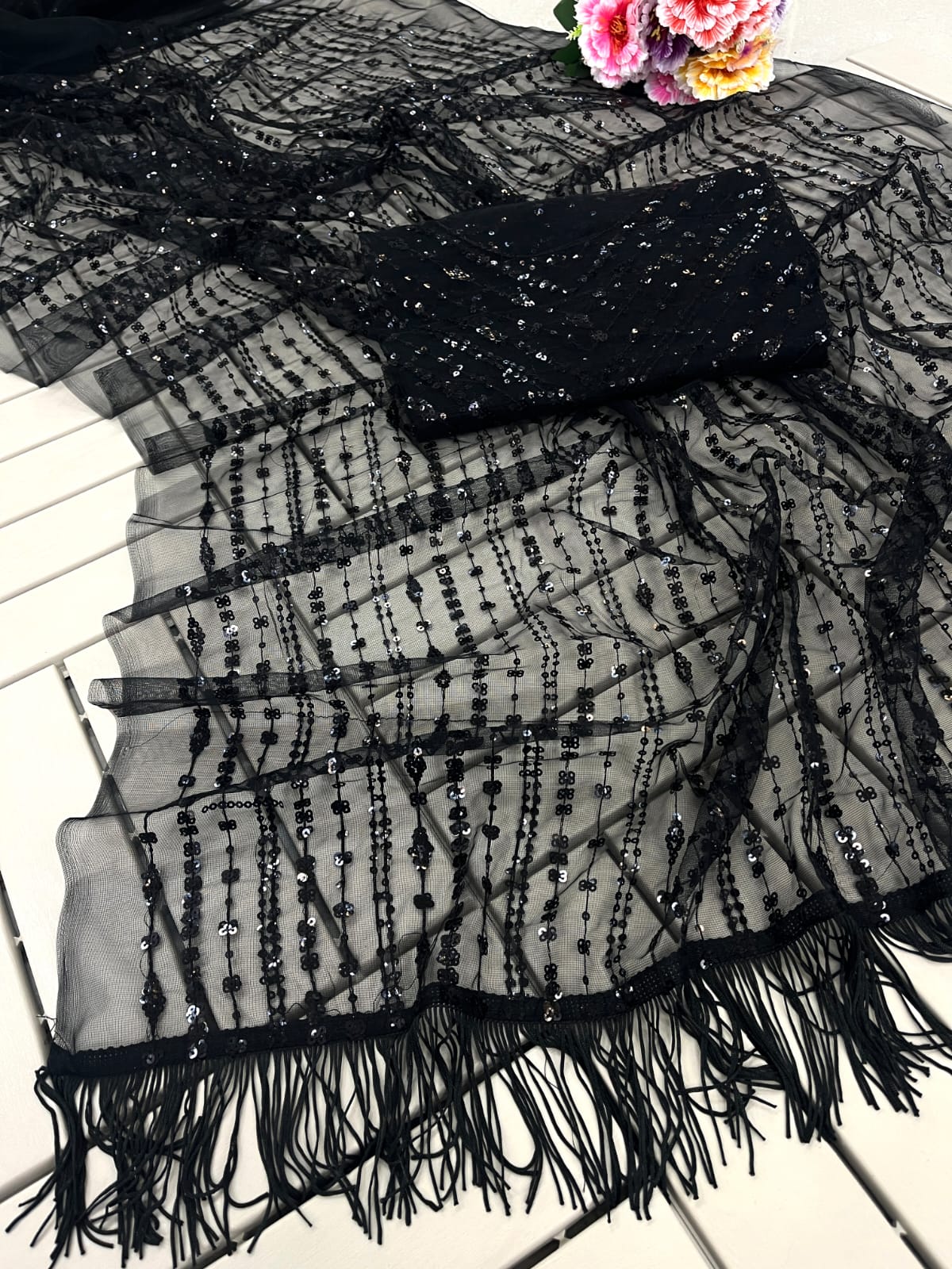 Sari en Nylon épais