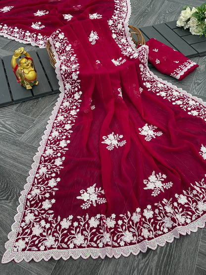Sari à sequins