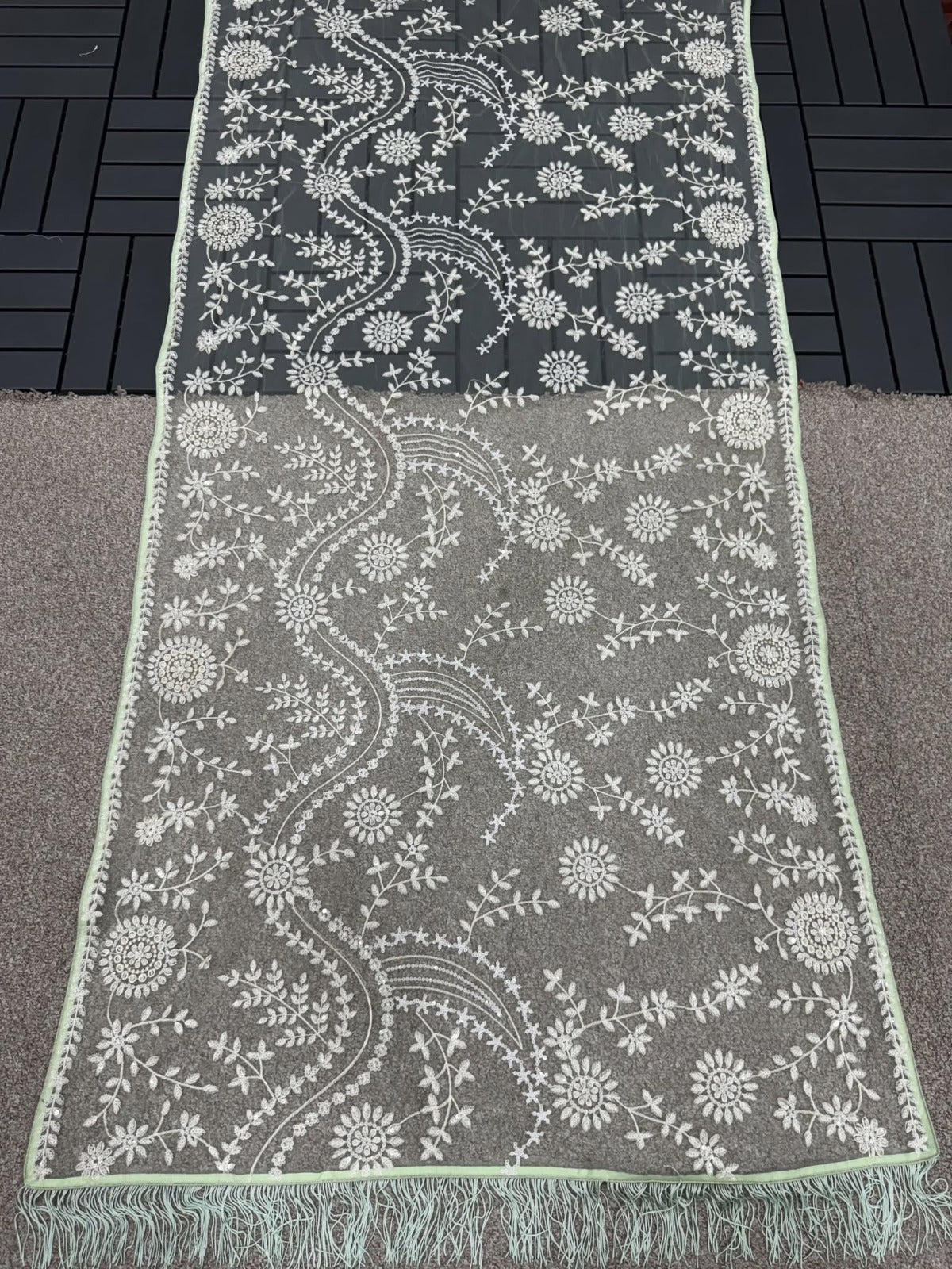 Sari en voile mono de haute qualité