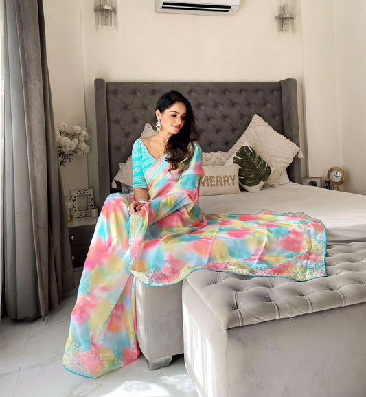 Sari coloré