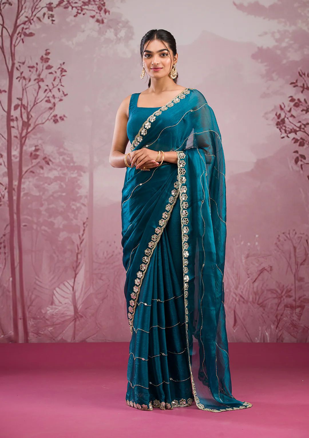 Jimmy Chu premium silk saree
