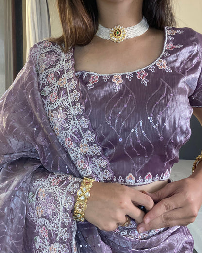 Saris en soie Barbari de haute qualité