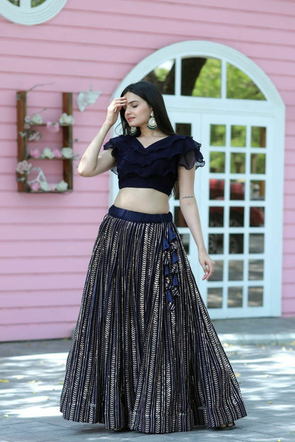 Faux Blooming Lehenga